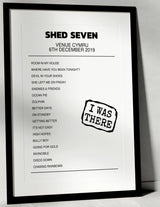 Shed Seven 6th December 2019 Venue Cymru Llandudno I Was There - Setlist