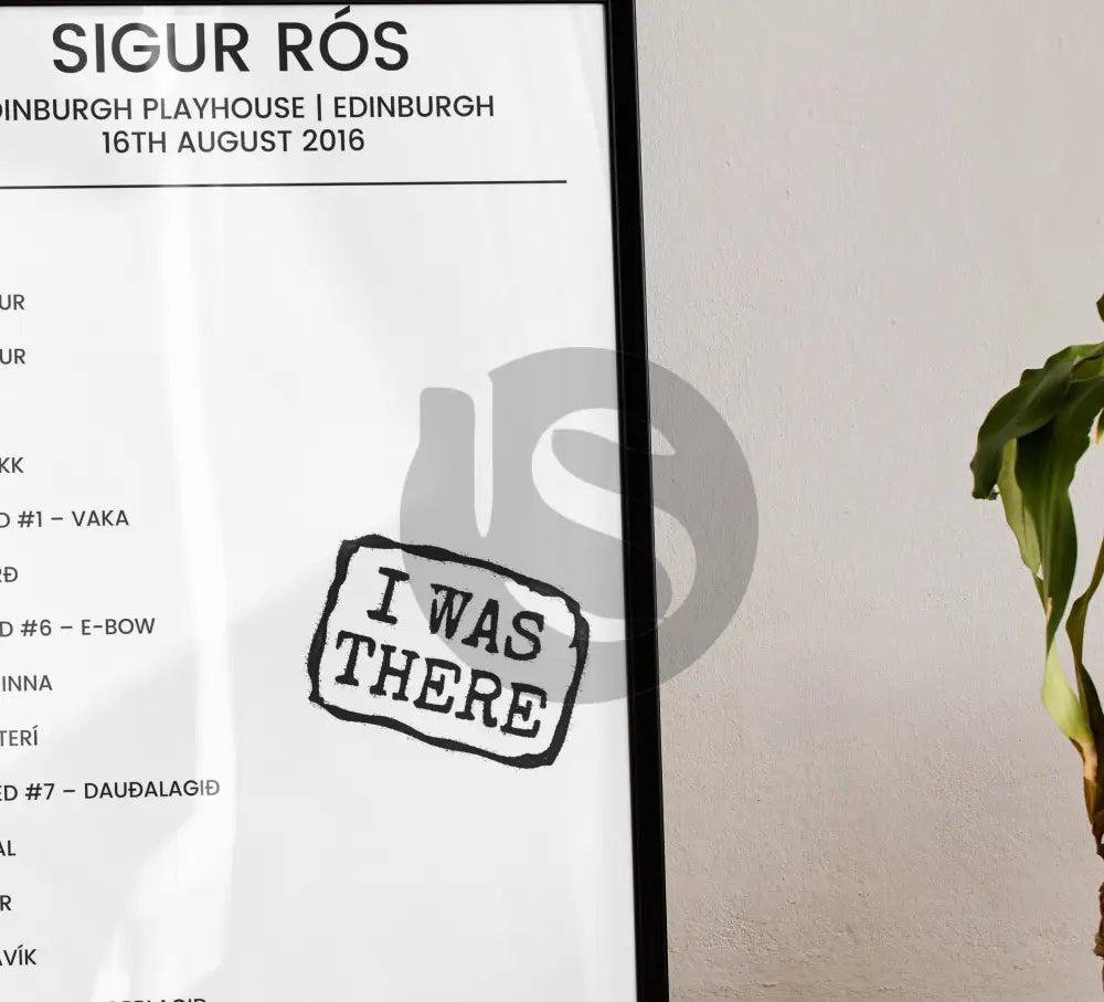 Sigur Rós 16th August 2016 Edinburgh Playhouse Edinburgh - Alternate - Setlist