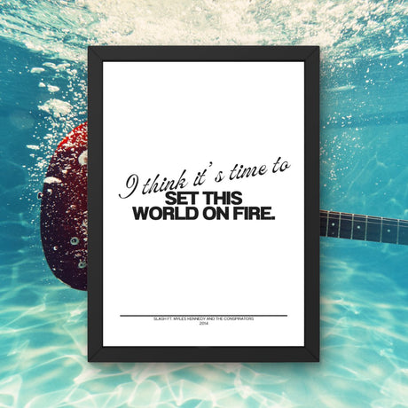 Slash ft. Myles Kennedy and The Conspirators World On Fire Lyrics - Setlist