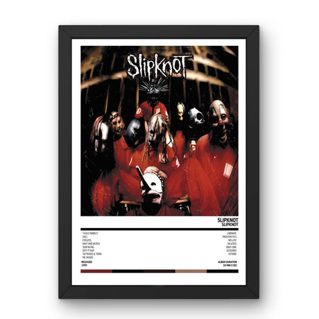 Slipknot - Slipknot (1999) Poster - Setlist