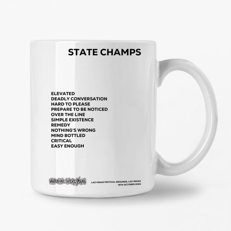 State Champs Las Vegas 19th October 2024 Setlist Mug - Setlist