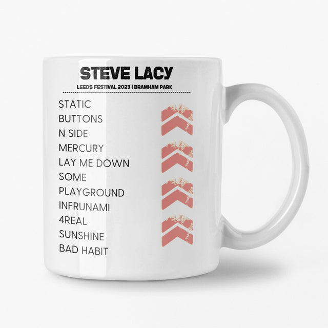 Steve Lacy Leeds Festival 2023 Setlist Mug - Setlist