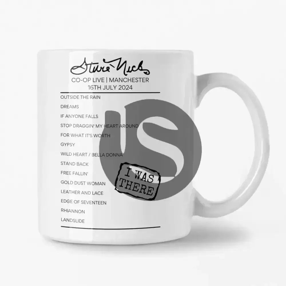 Stevie Nicks Co - Op Live Manchester July 2024 Setlist Mug - Setlist