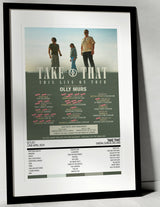 Take That This Life On Tour 3Arena Dublin 22nd April 2024 - Setlist Tour Poster - Setlist