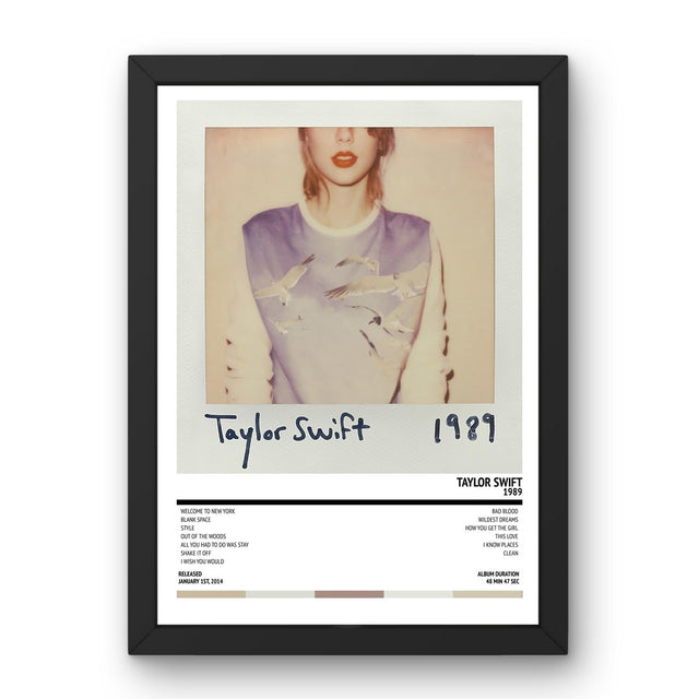 Taylor Swift - 1989 (2014) Poster - Setlist