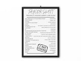 Taylor Swift Cardiff June 18 2024 Setlist Poster - Setlist
