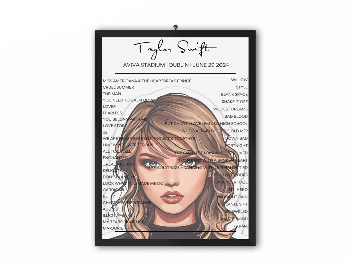 Taylor Swift Eras Tour - Sticker Setlist Bundles - Setlist