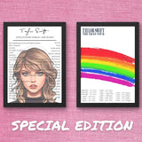 Taylor Swift Eras Tour - Sticker Setlist Bundles - Setlist