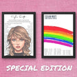 Taylor Swift Eras Tour - Sticker Setlist Bundles - August 2024 - Wembley - Setlist