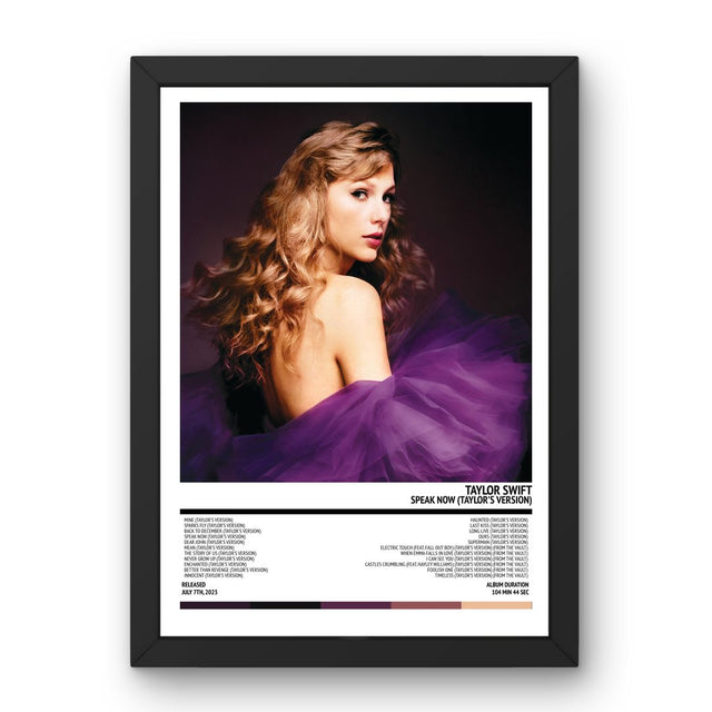 Taylor Swift - Speak Now (Taylor's Version) (2023) Poster - Setlist