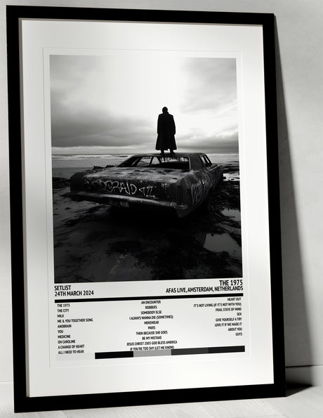 The 1975 Still… At Their Very Best AFAS Live Amsterdam 24th March 2024 - Setlist Tour Poster - Setlist