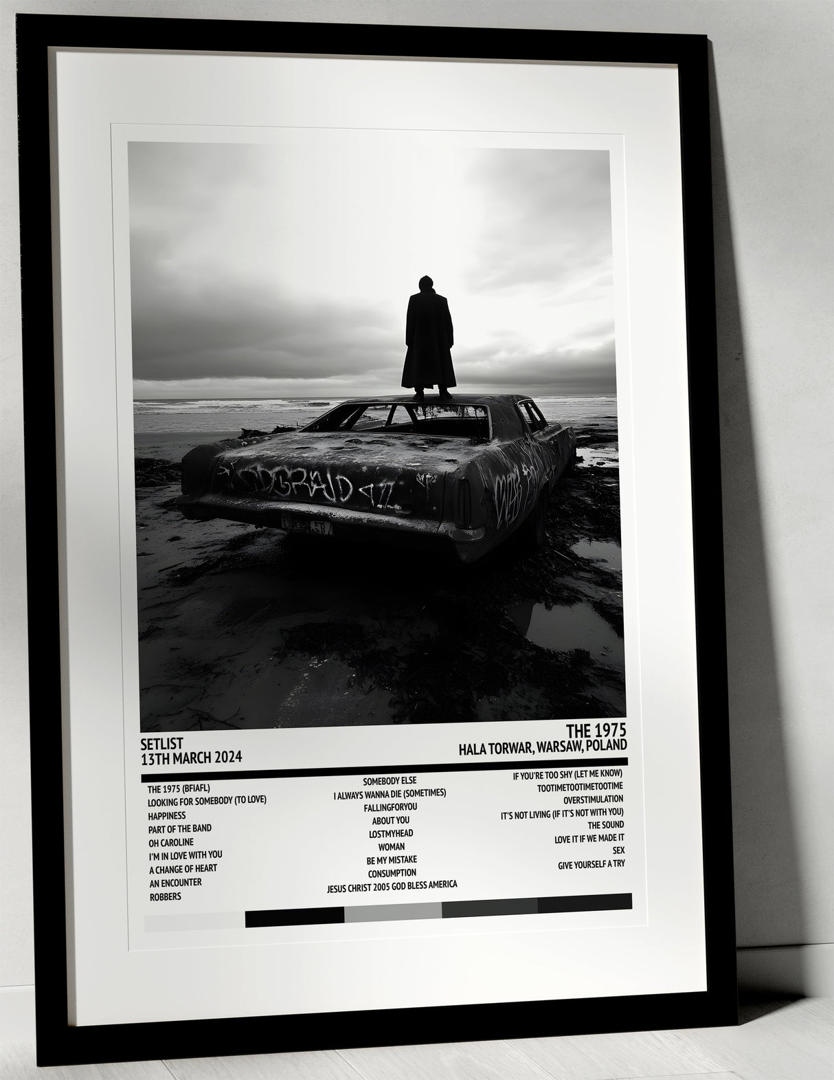 The 1975 Still… At Their Very Best Hala Torwar Warsaw 13th March 2024 - Setlist Tour Poster - Setlist