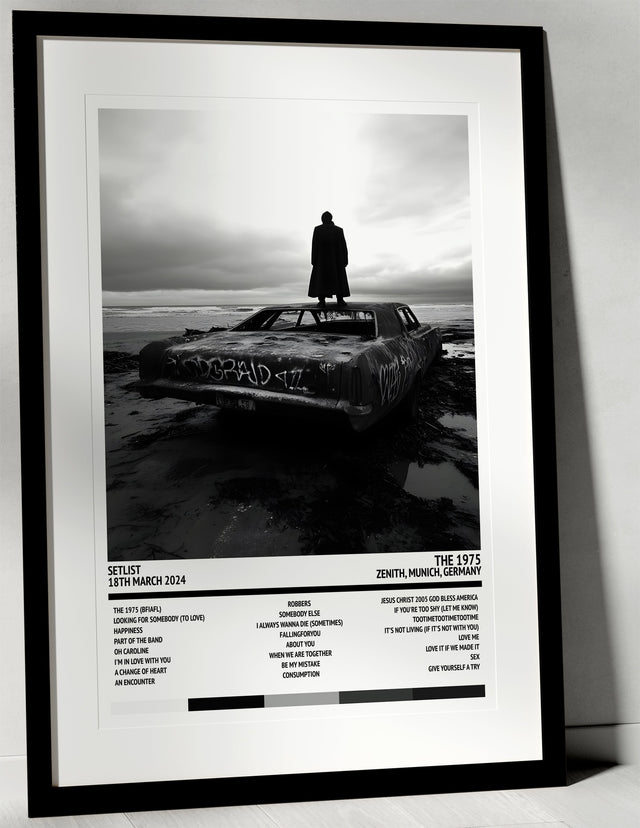 The 1975 Still… At Their Very Best Zenith Munich 18th March 2024 - Setlist Tour Poster - Setlist