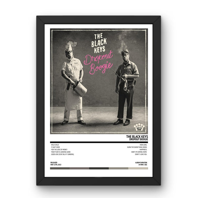 The Black Keys - Dropout Boogie (2022) Poster - Setlist