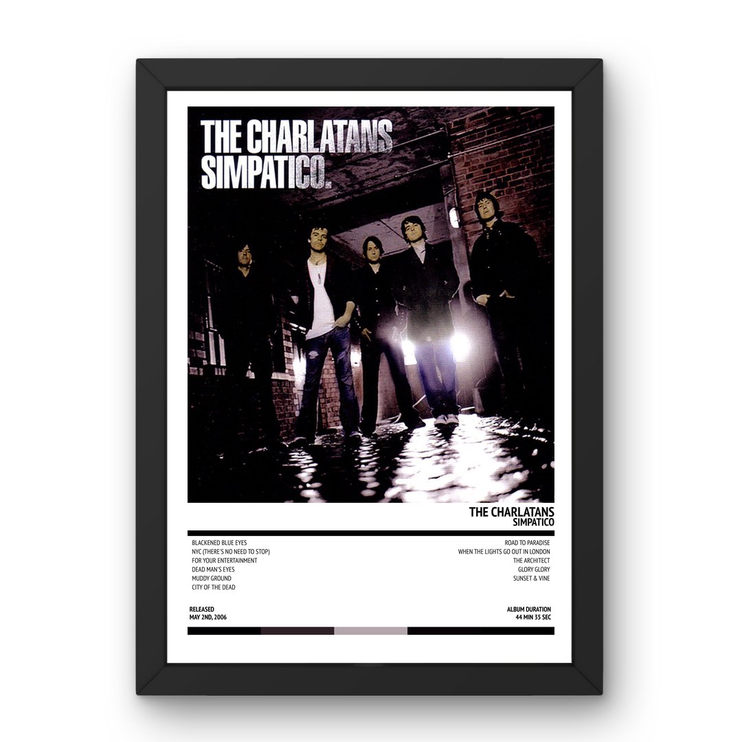 The Charlatans - Simpatico (2006) Poster - Setlist