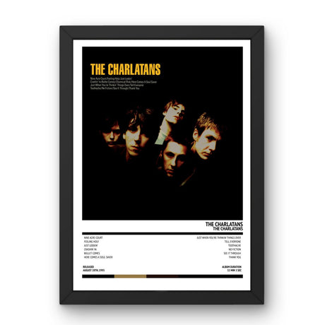 The Charlatans - The Charlatans (1995) Poster - Setlist