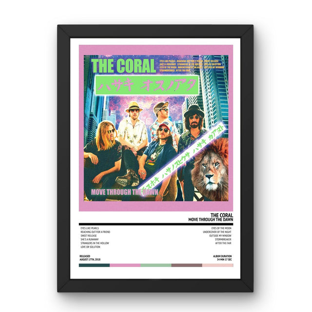 The Coral - Move Through The Dawn (2018) Poster - Setlist