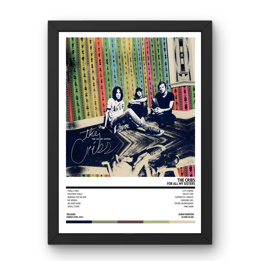 The Cribs - For All My Sisters (2015) Poster - Setlist