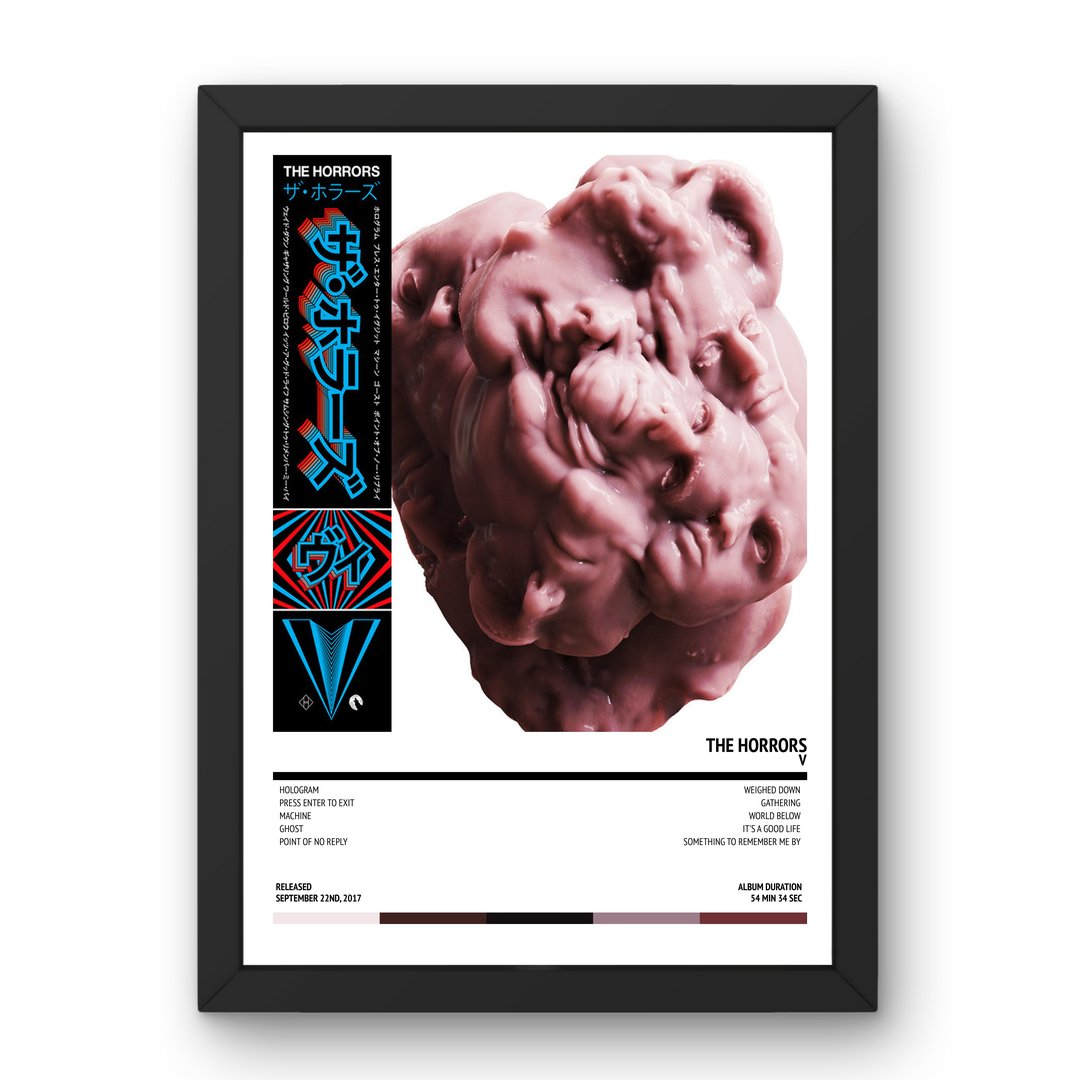 The Horrors - V (2017) Poster - Setlist