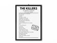 The Killers 02 Arena July 11 2024 Setlist Poster - Setlist