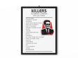 The Killers 2024 - Sticker Setlist Bundles - Setlist