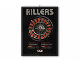 The Killers 2024 - Sticker Setlist Bundles - Setlist