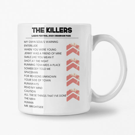 The Killers Leeds Festival 2023 Setlist Mug - Setlist