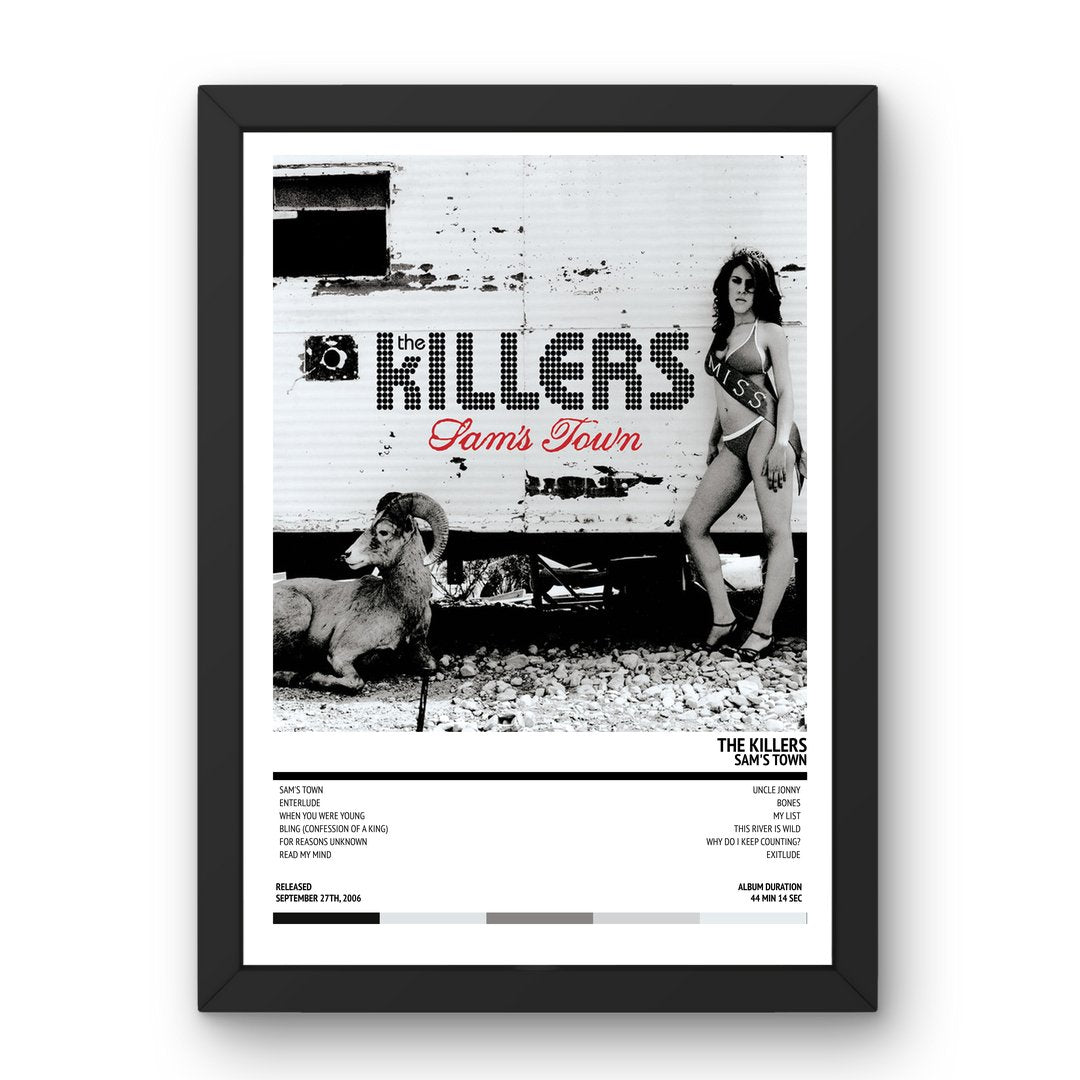 The Killers - Sam's Town (2006) Poster - Setlist