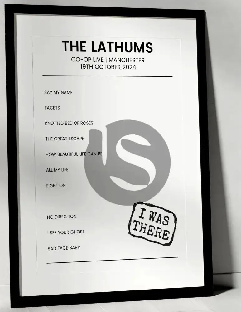 The Lathums 19th October 2024 Co - op Live Manchester - I Was There - Setlist