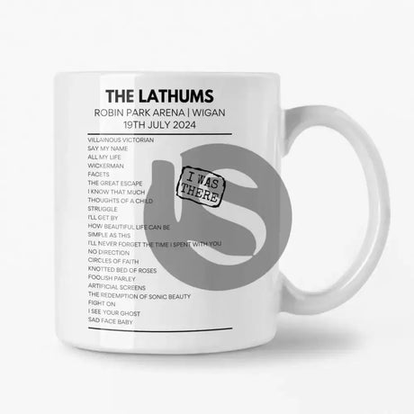 The Lathums Wigan July 2024 Setlist Mug - Setlist