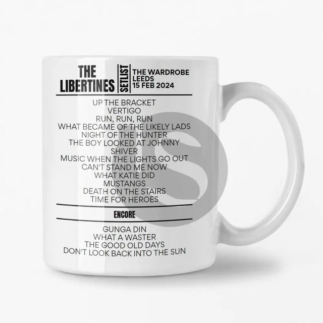 The Libertines Leeds February 2024 Setlist Mug - Setlist