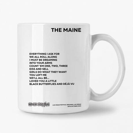 The Maine Las Vegas 20th October 2024 Setlist Mug - Setlist