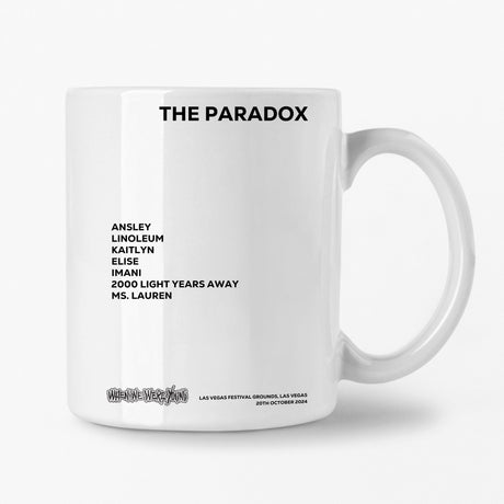 The Paradox Las Vegas 20th October 2024 Setlist Mug - Setlist