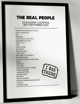 The Real People 28th September 2024 O2 Academy Liverpool Liverpool I Was There - Setlist