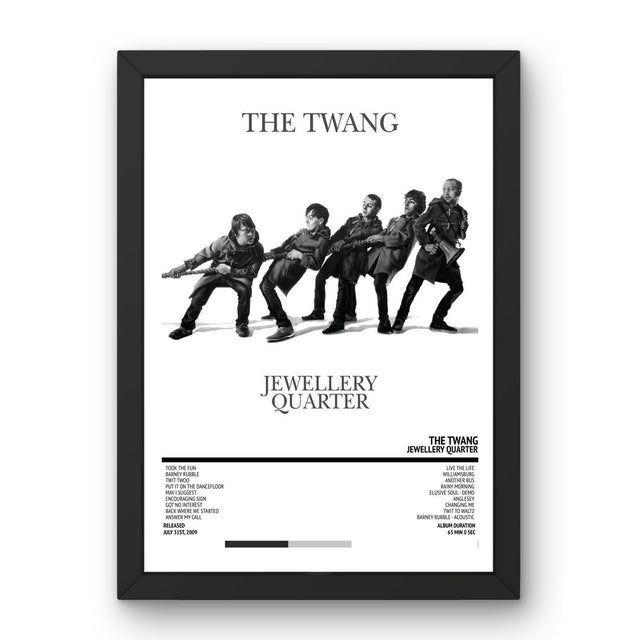 The Twang - Jewellery Quarter (2009) Poster - Setlist