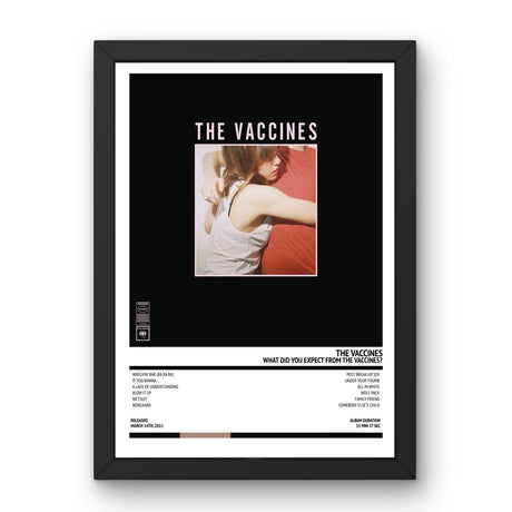 The Vaccines - What Did You Expect from The Vaccines? (2011) Poster - Setlist