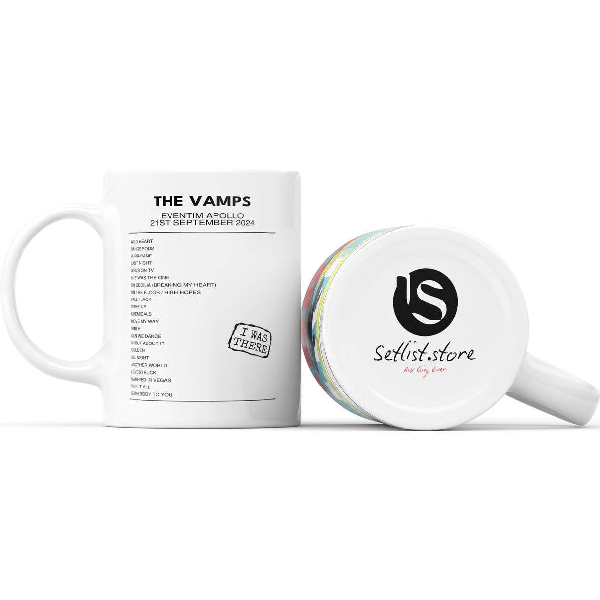 The Vamps 10 YEARS OF MEET THE VAMPS Eventim Apollo London 21st September 2024 - Setlist Mug - Setlist