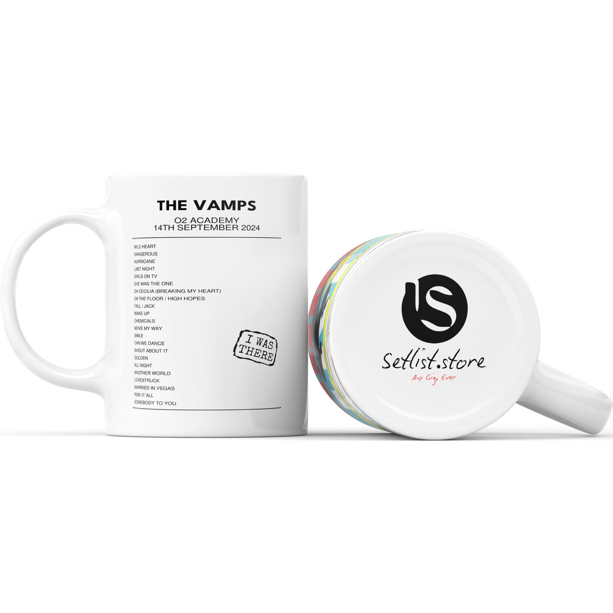 The Vamps 10 YEARS OF MEET THE VAMPS O2 Academy Birmingham 14th September 2024 - Setlist Mug - Setlist