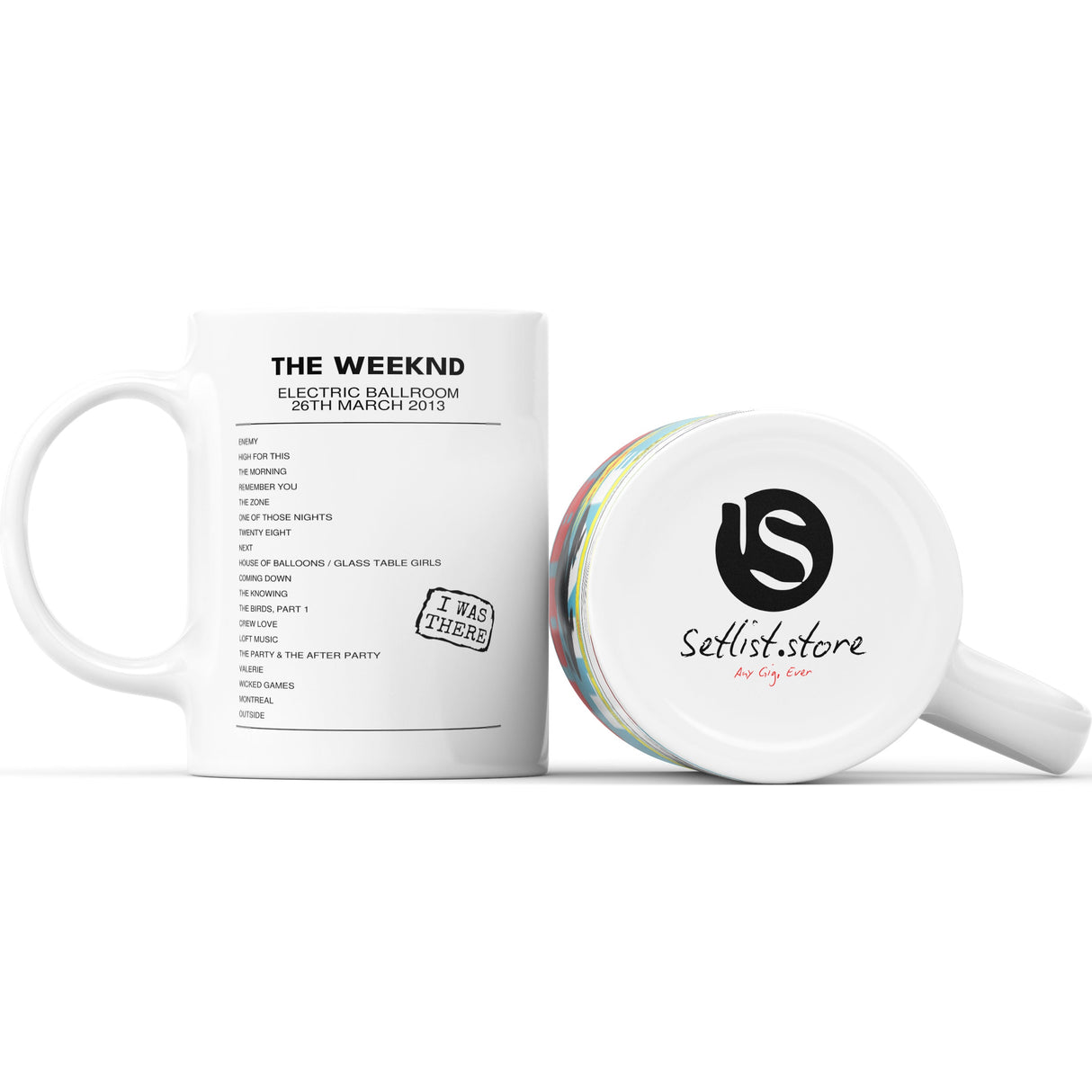 The Weeknd Electric Ballroom London 26th March 2013 - Setlist Mug - Setlist