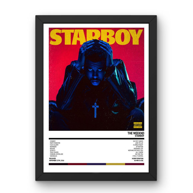 The Weeknd - Starboy (2016) Poster - Setlist