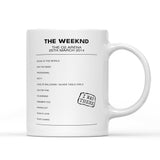 The Weeknd The O2 Arena London 25th March 2014 - Setlist Mug - Setlist