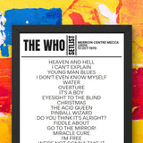 The Who Leeds October 13 1970 Replica Setlist - Setlist