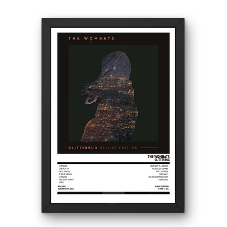 The Wombats - Glitterbug (2015) Poster - Setlist