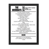 The Wombats Leeds April 14, 2022 Replica Setlist - Setlist