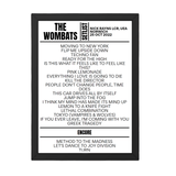 The Wombats Norwich October 25, 2022 Replica Setlist - Setlist