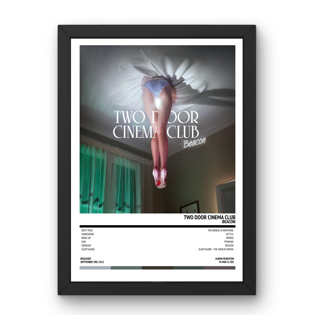 Two Door Cinema Club - Beacon (2012) Poster - Setlist