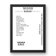 Weezer The John Smith's Stadium Huddersfield 25 June 2022 Setlist Poster - Setlist