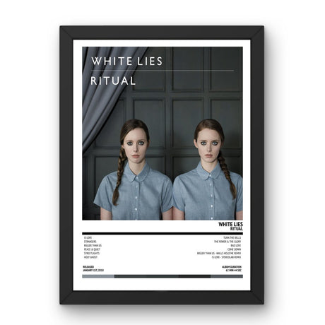 White Lies - Ritual (2010) Poster - Setlist