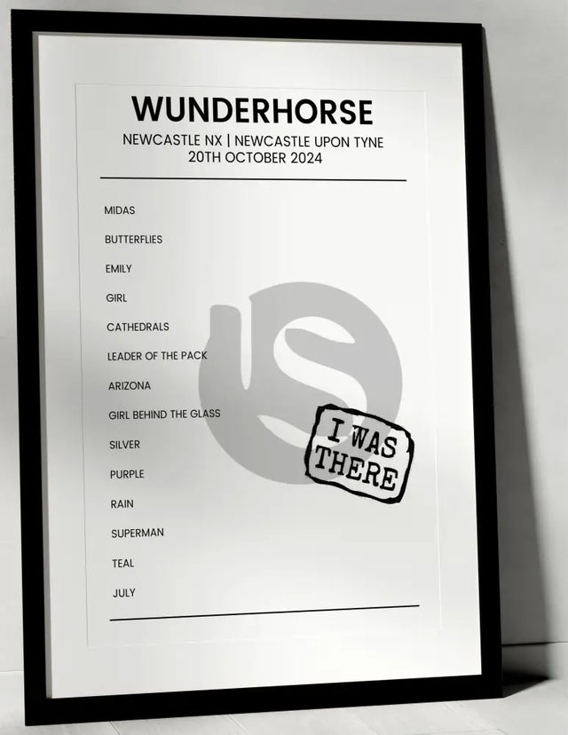 Wunderhorse 20th October 2024 Newcastle NX Newcastle upon Tyne - I Was There - Setlist