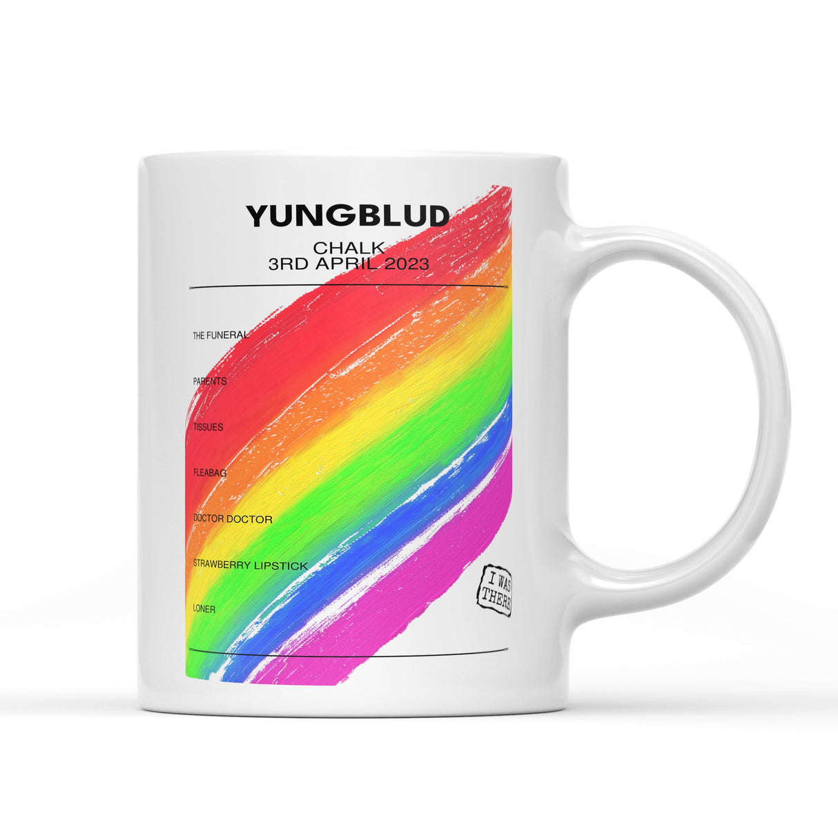 YUNGBLUD International As Fuck Tour Chalk Brighton 3rd April 2023 - Setlist Mug - Setlist